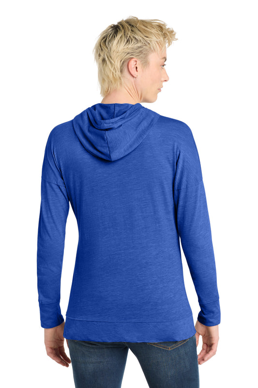 District Women's Medal Full-Zip Hoodie DT665 Deep Royal