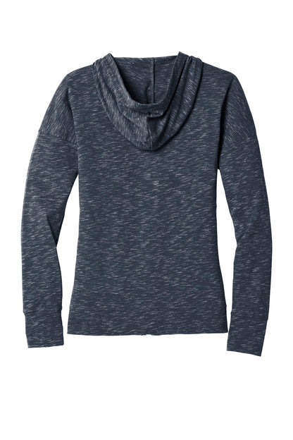 District Women's Medal Full-Zip Hoodie DT665 New Navy