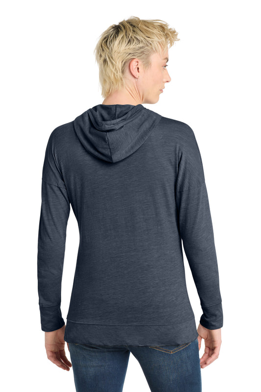 District Women's Medal Full-Zip Hoodie DT665 New Navy