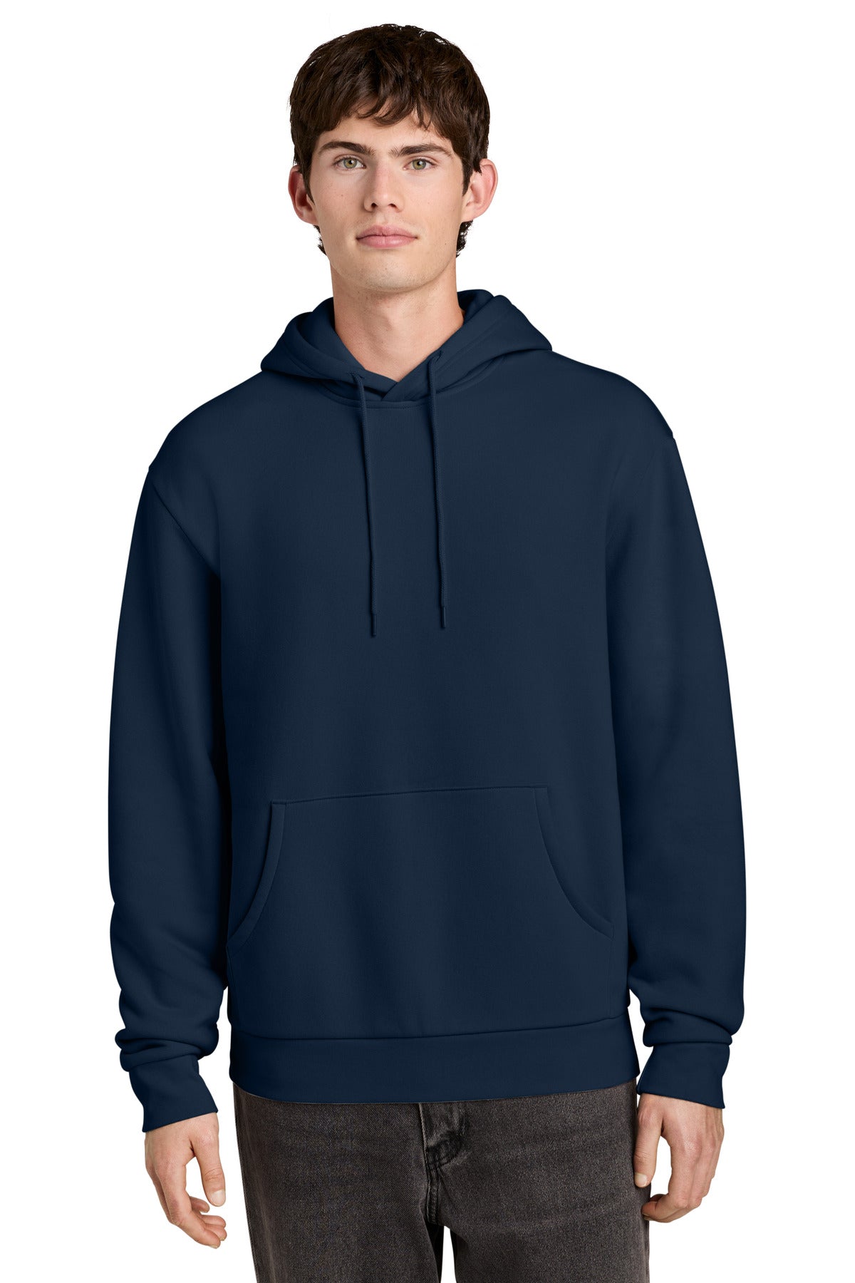 District MelloFleece Hoodie DT6700 River Blue Navy