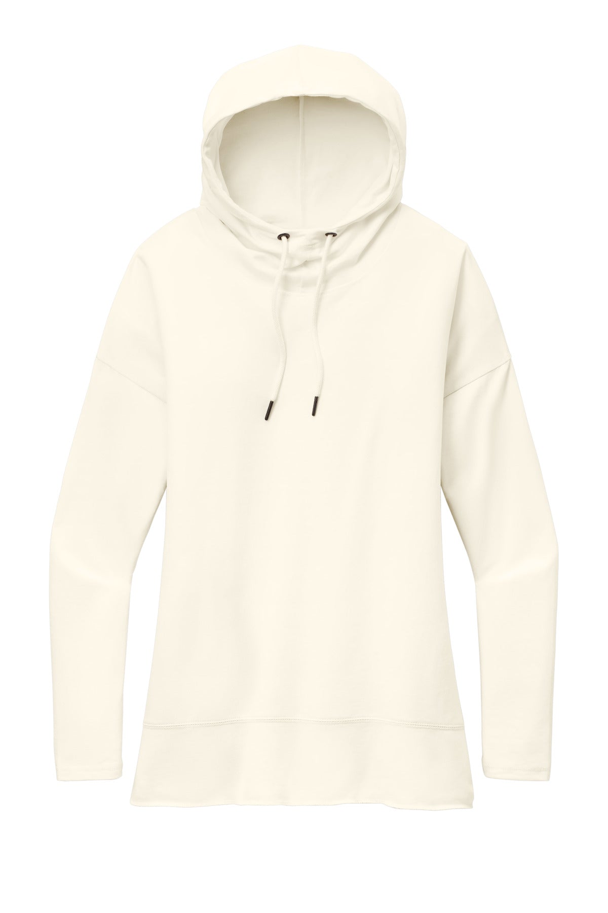 District Women's Featherweight French Terry Hoodie DT671 Gardenia
