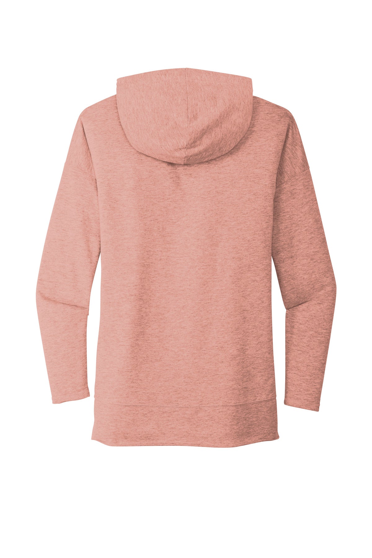 District Women's Featherweight French Terry Hoodie DT671 Nostalgia Rose Heather