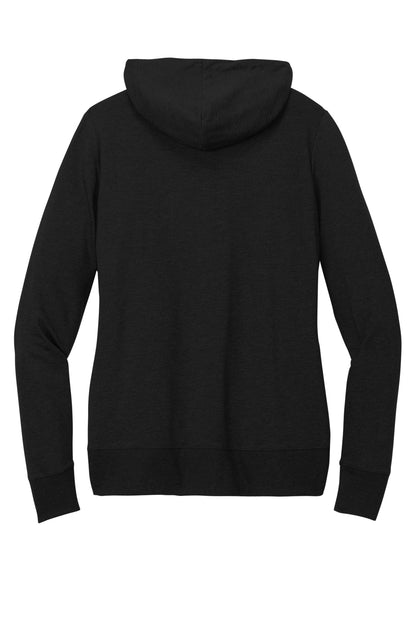 District Women's Featherweight French Terry Full-Zip Hoodie DT673 Black