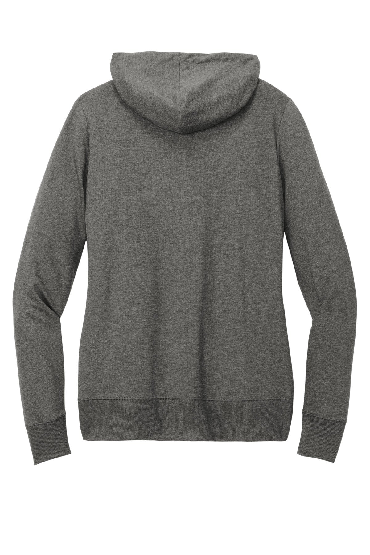 District Women's Featherweight French Terry Full-Zip Hoodie DT673 Washed Coal