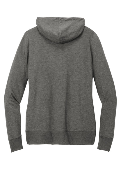 District Women's Featherweight French Terry Full-Zip Hoodie DT673 Washed Coal