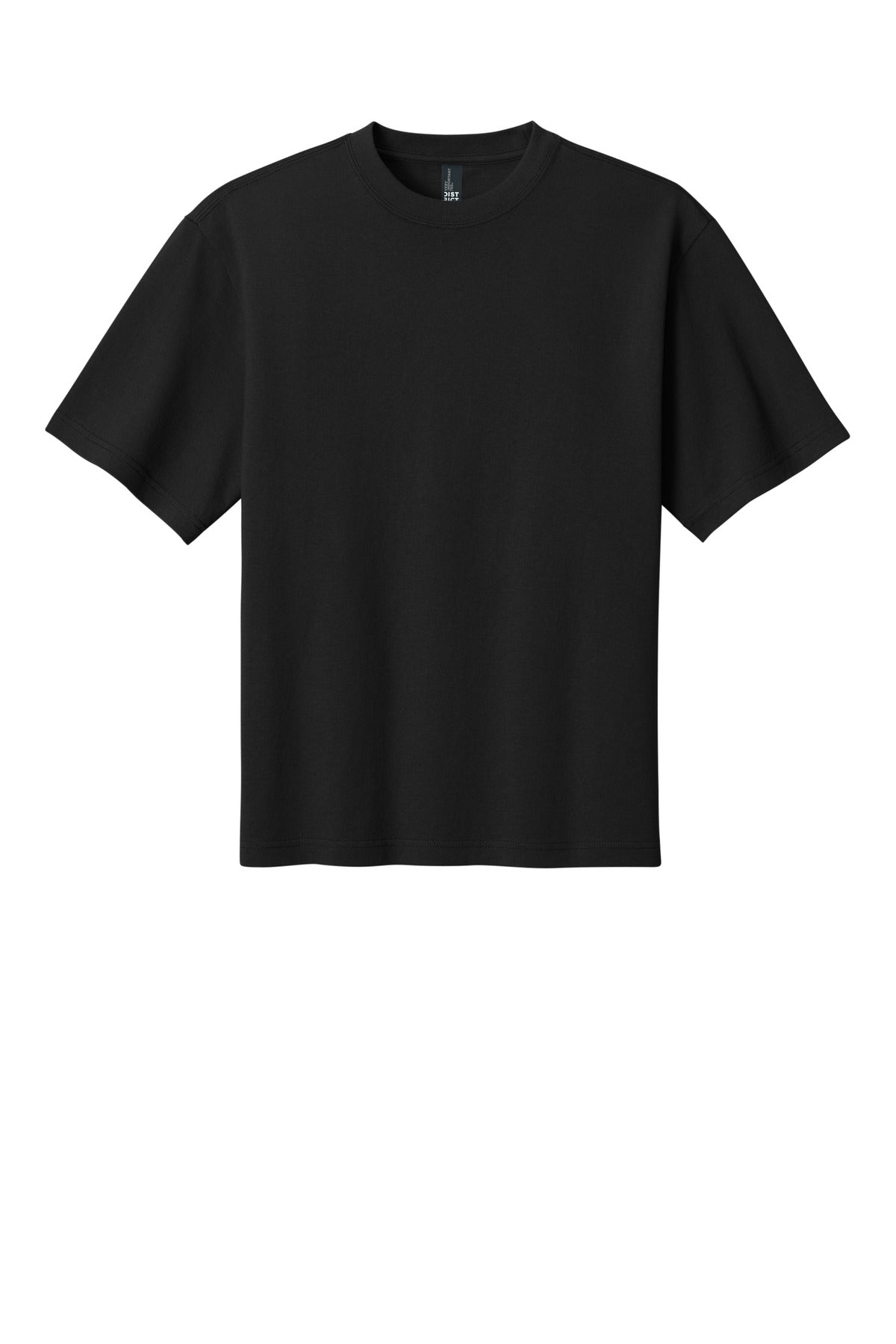 District 7-Oz Gritty Tee DT7075 Black