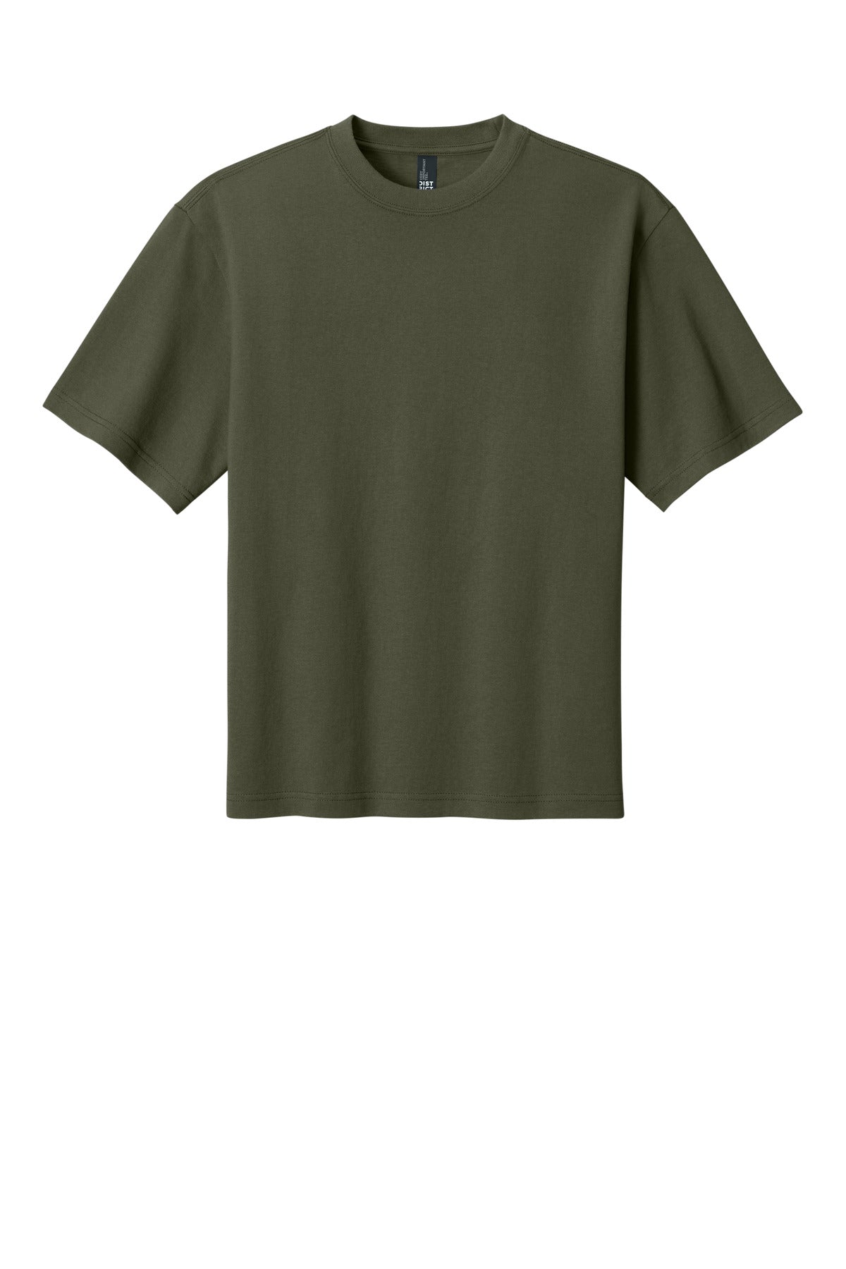 District 7-Oz Gritty Tee DT7075 Dark Olive