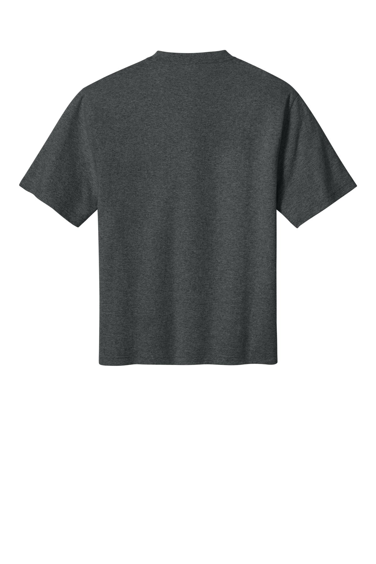 District 7-Oz Gritty Tee DT7075 Heathered Charcoal