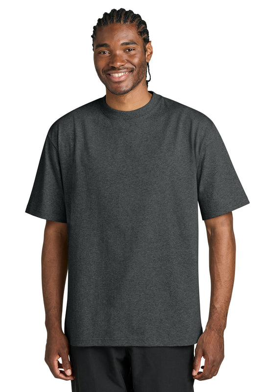 District 7-Oz Gritty Tee DT7075 Heathered Charcoal
