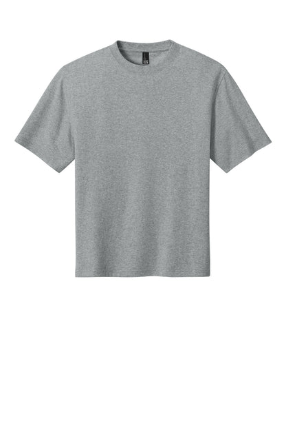 District 7-Oz Gritty Tee DT7075 Light Heather Grey