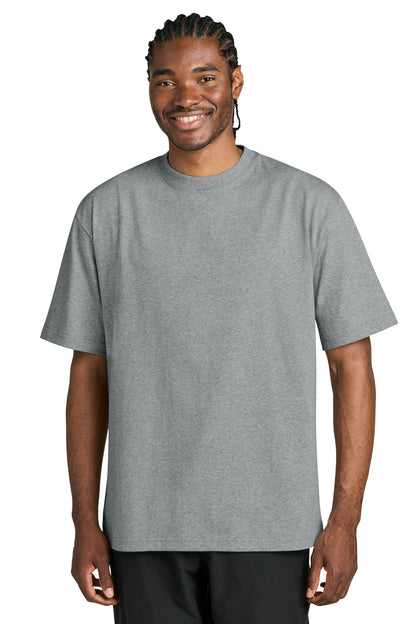 District 7-Oz Gritty Tee DT7075 Light Heather Grey