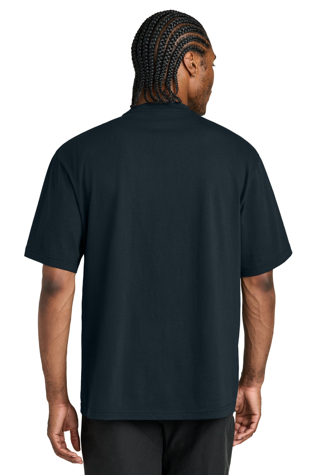 District 7-Oz Gritty Tee DT7075 Navy Blue