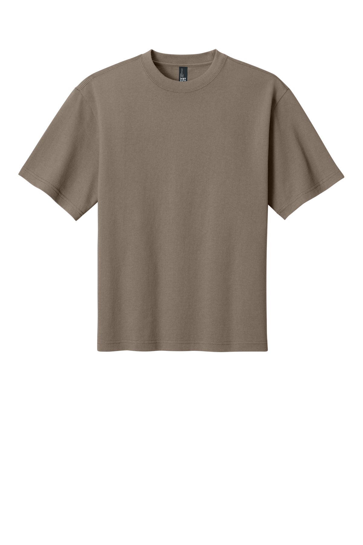 District 7-Oz Gritty Tee DT7075 Warm Taupe