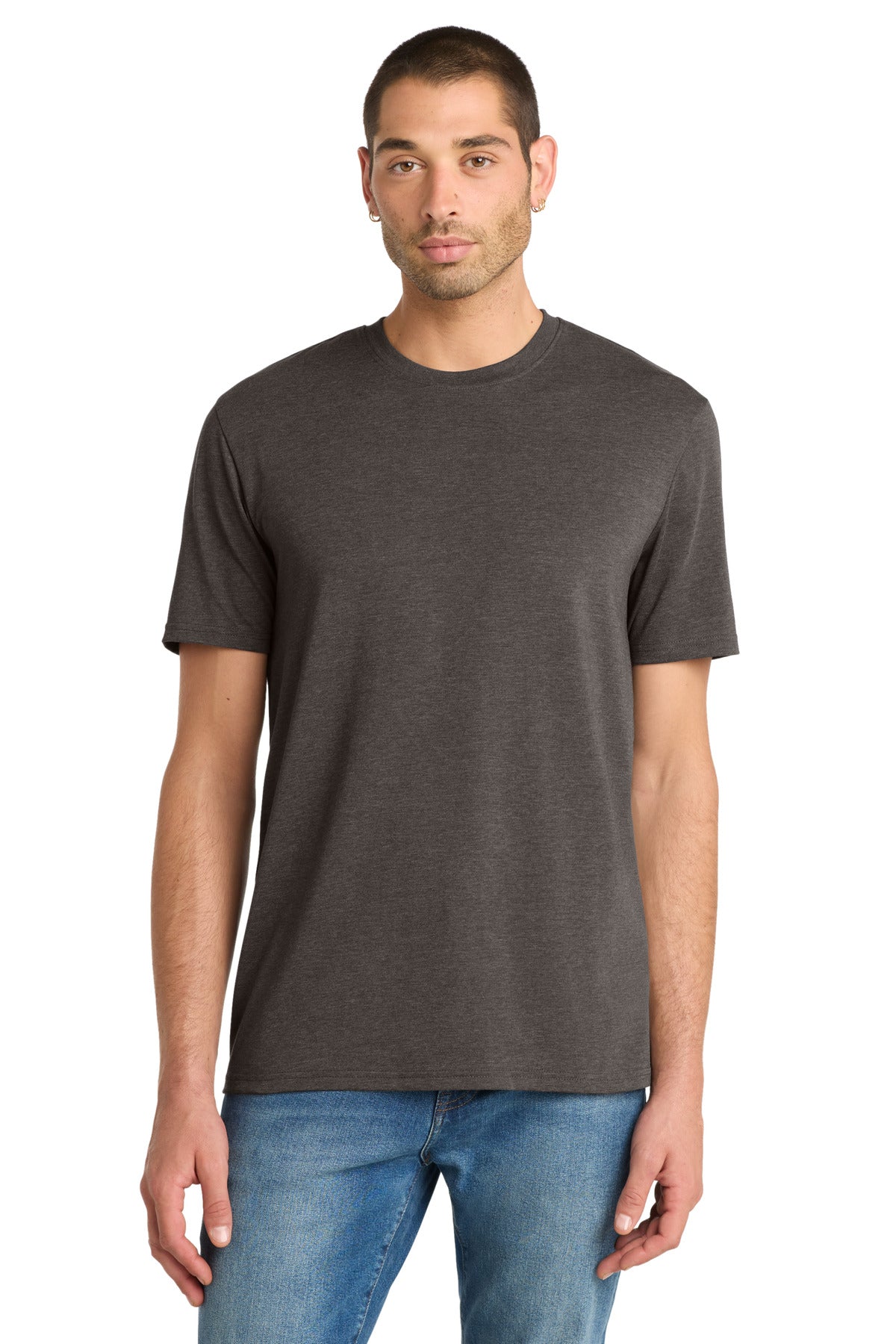 District Flex Tee DT7500 Heathered Charcoal