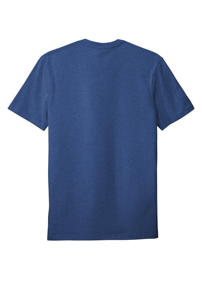 District Flex Tee DT7500 Heathered Deep Royal