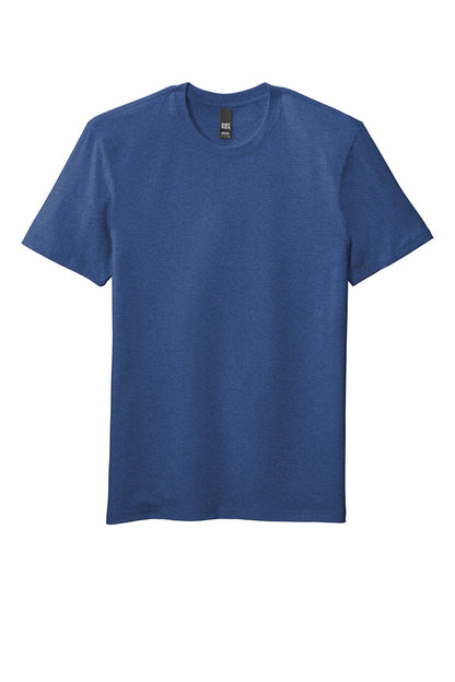 District Flex Tee DT7500 Heathered Deep Royal
