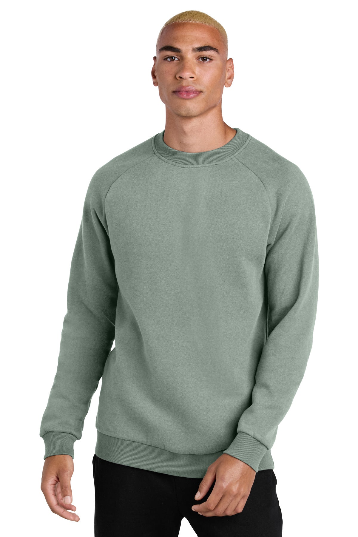 District Cloud Fleece Crew DT7804 Slate Green