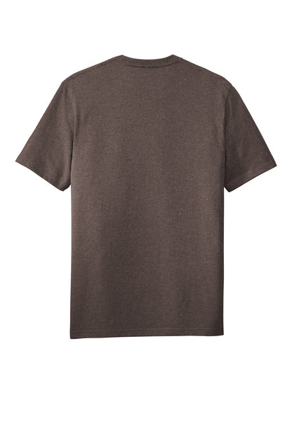 District Re-Tee DT8000 Deep Brown Heather