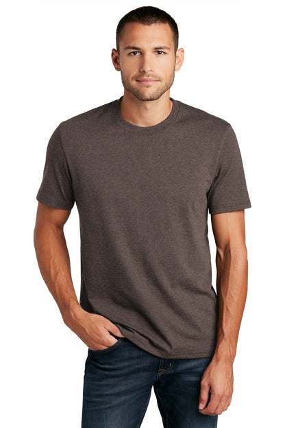 District Re-Tee DT8000 Deep Brown Heather