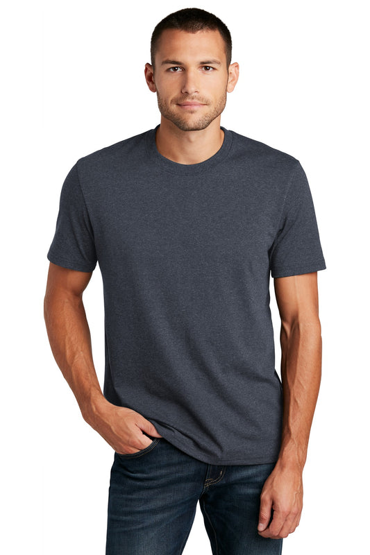 District Re-Tee DT8000 Heathered Navy