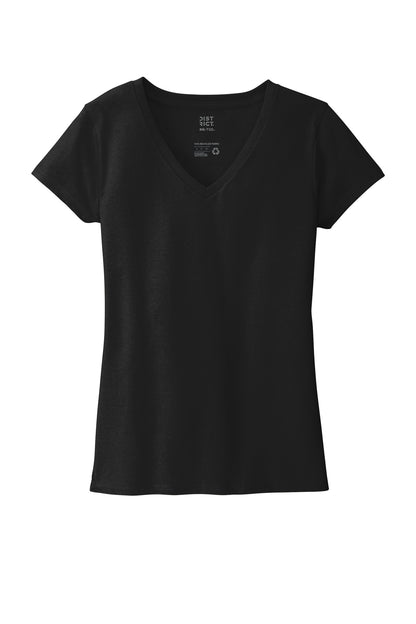 District Women's Re-Tee V-Neck DT8001 Black