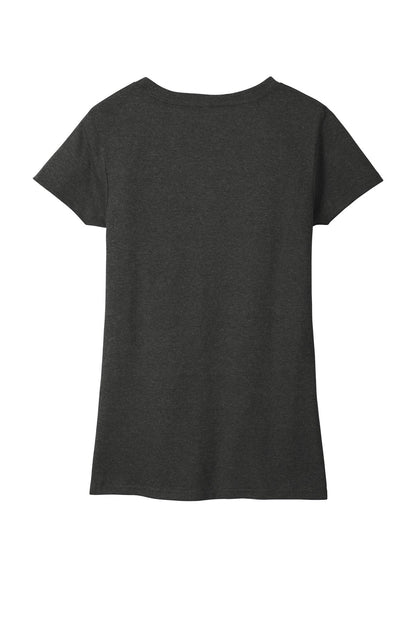 District Women's Re-Tee V-Neck DT8001 Charcoal Heather