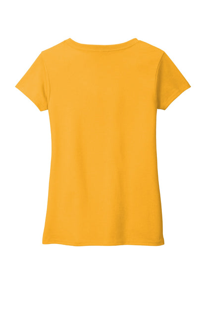 District Women's Re-Tee V-Neck DT8001 Maize Yellow