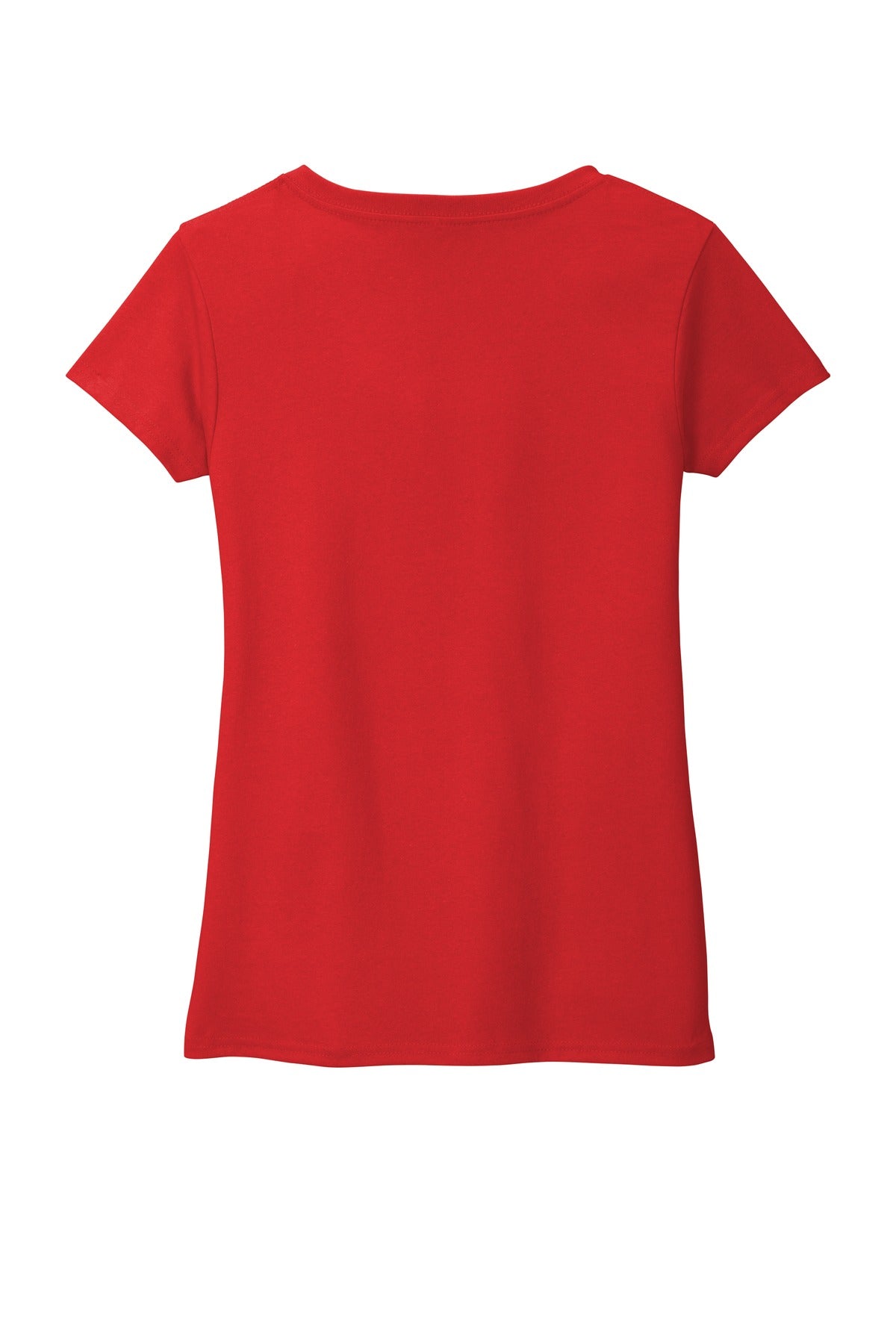 District Women's Re-Tee V-Neck DT8001 Ruby Red