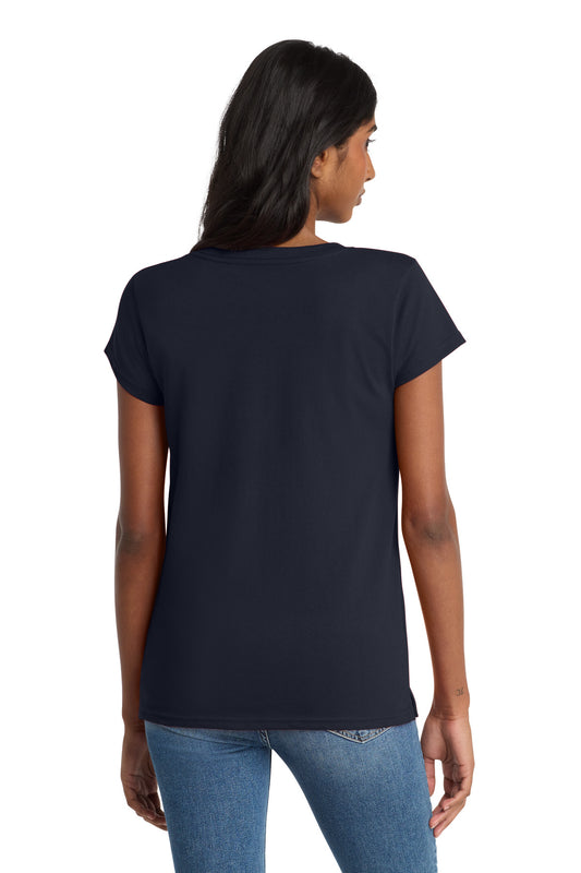 District Women's Re-Tee V-Neck DT8001 True Navy