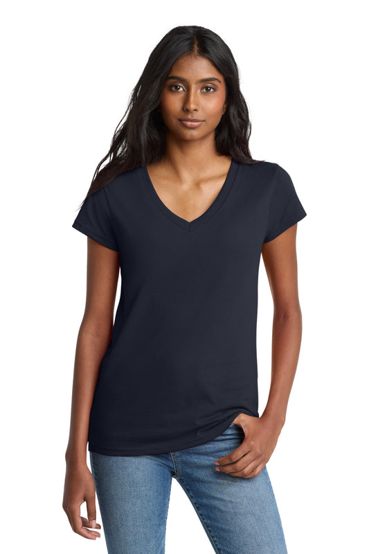 District Women's Re-Tee V-Neck DT8001 True Navy