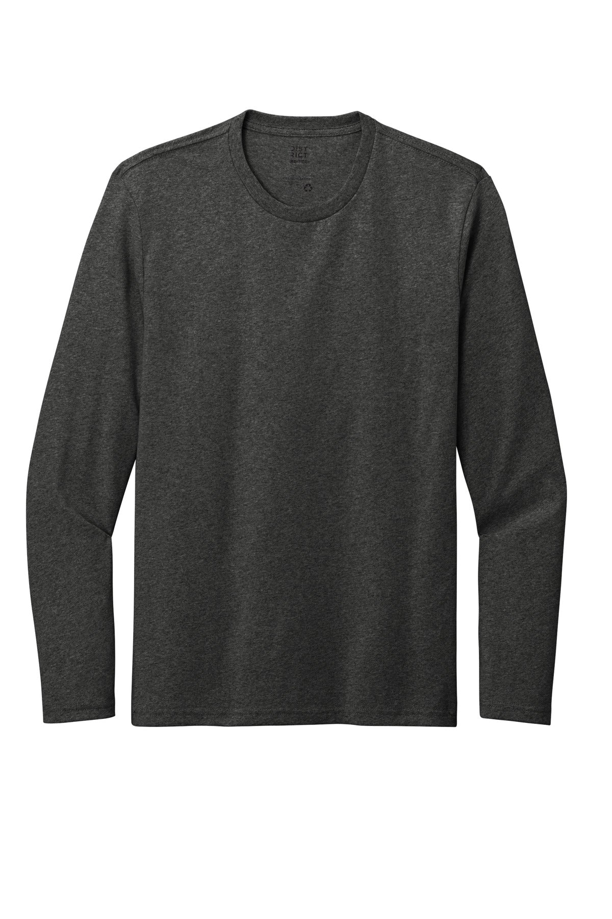 District Re-Tee Long Sleeve DT8003 Charcoal Heather