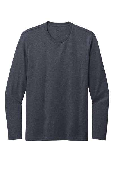 District Re-Tee Long Sleeve DT8003 Heathered Navy