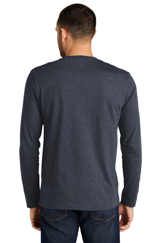 District Re-Tee Long Sleeve DT8003 Heathered Navy