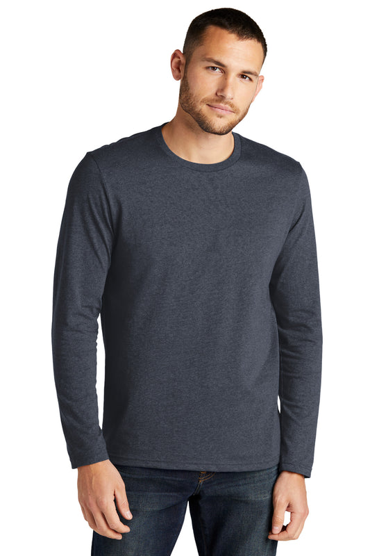 District Re-Tee Long Sleeve DT8003 Heathered Navy