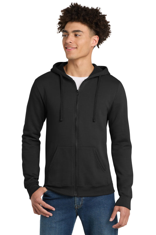 District The Concert Fleece Full-Zip Hoodie DT800 Black
