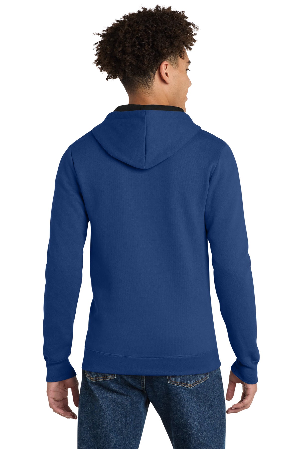 District The Concert Fleece Full-Zip Hoodie DT800 Deep Royal