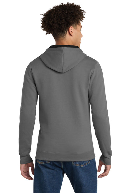 District The Concert Fleece Full-Zip Hoodie DT800 Grey