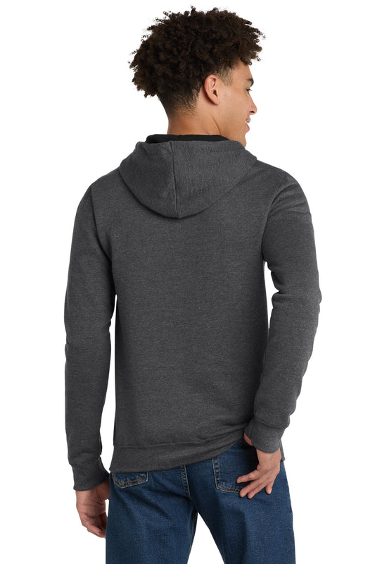 District The Concert Fleece Full-Zip Hoodie DT800 Heathered Charcoal