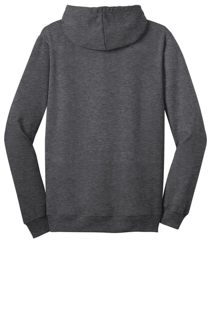 District The Concert Fleece Full-Zip Hoodie DT800 Heathered Charcoal