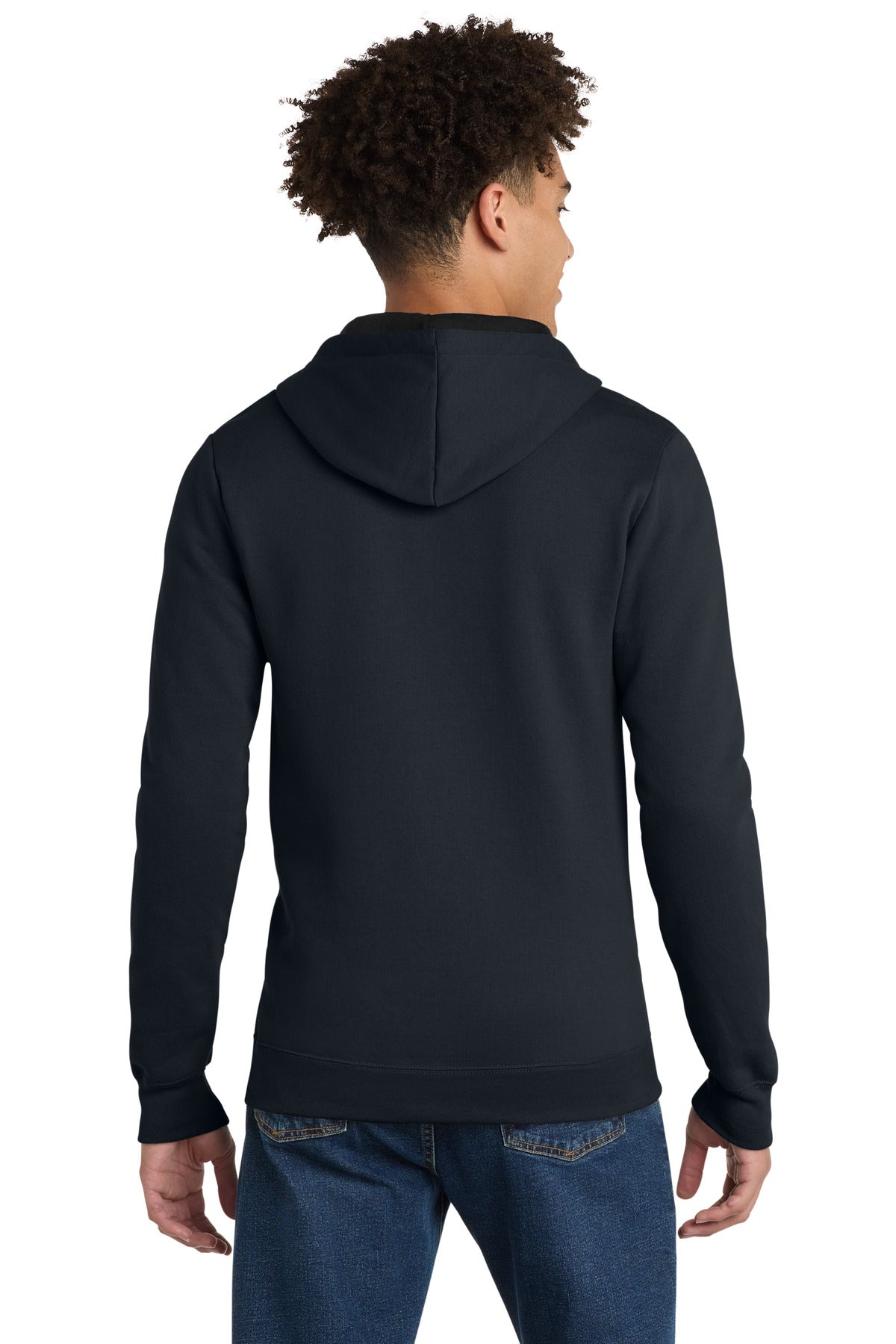 District The Concert Fleece Full-Zip Hoodie DT800 New Navy