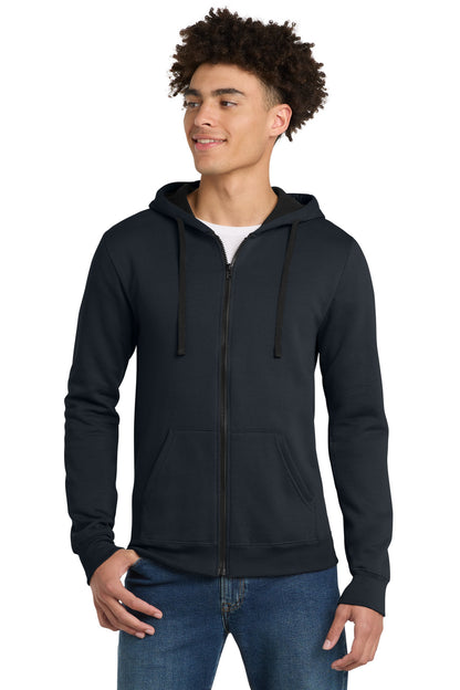 District The Concert Fleece Full-Zip Hoodie DT800 New Navy