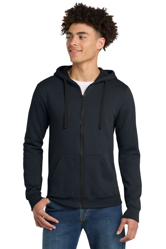 District The Concert Fleece Full-Zip Hoodie DT800 New Navy