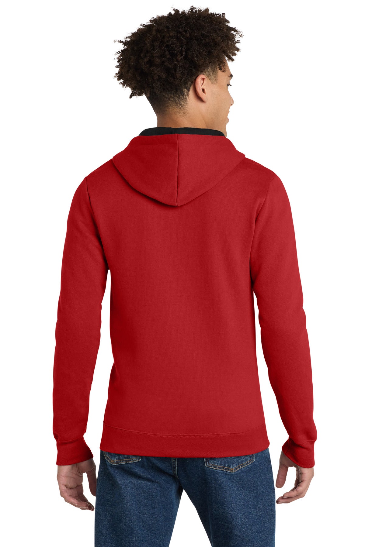 District The Concert Fleece Full-Zip Hoodie DT800 New Red
