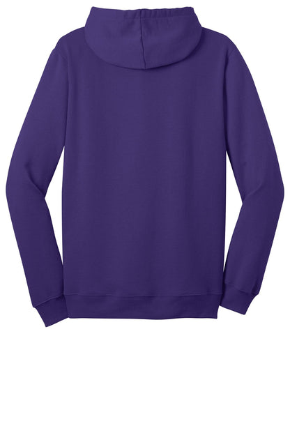 District The Concert Fleece Full-Zip Hoodie DT800 Purple