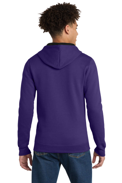District The Concert Fleece Full-Zip Hoodie DT800 Purple