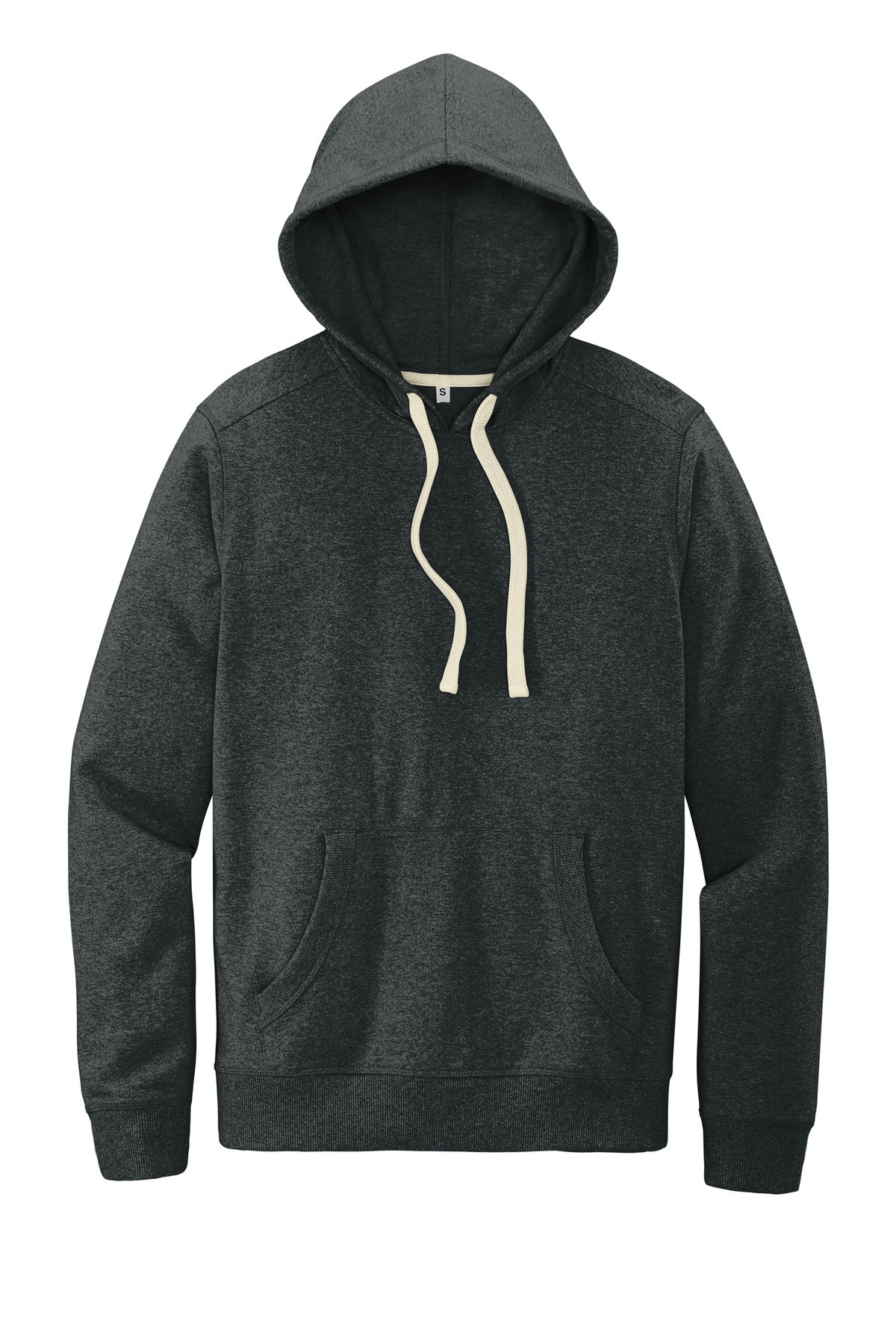 District Re-FleeceHoodie DT8100 Charcoal Heather