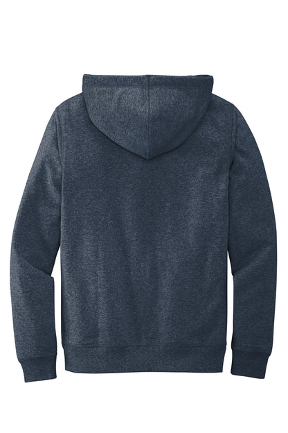 District Re-FleeceHoodie DT8100 Heathered Navy