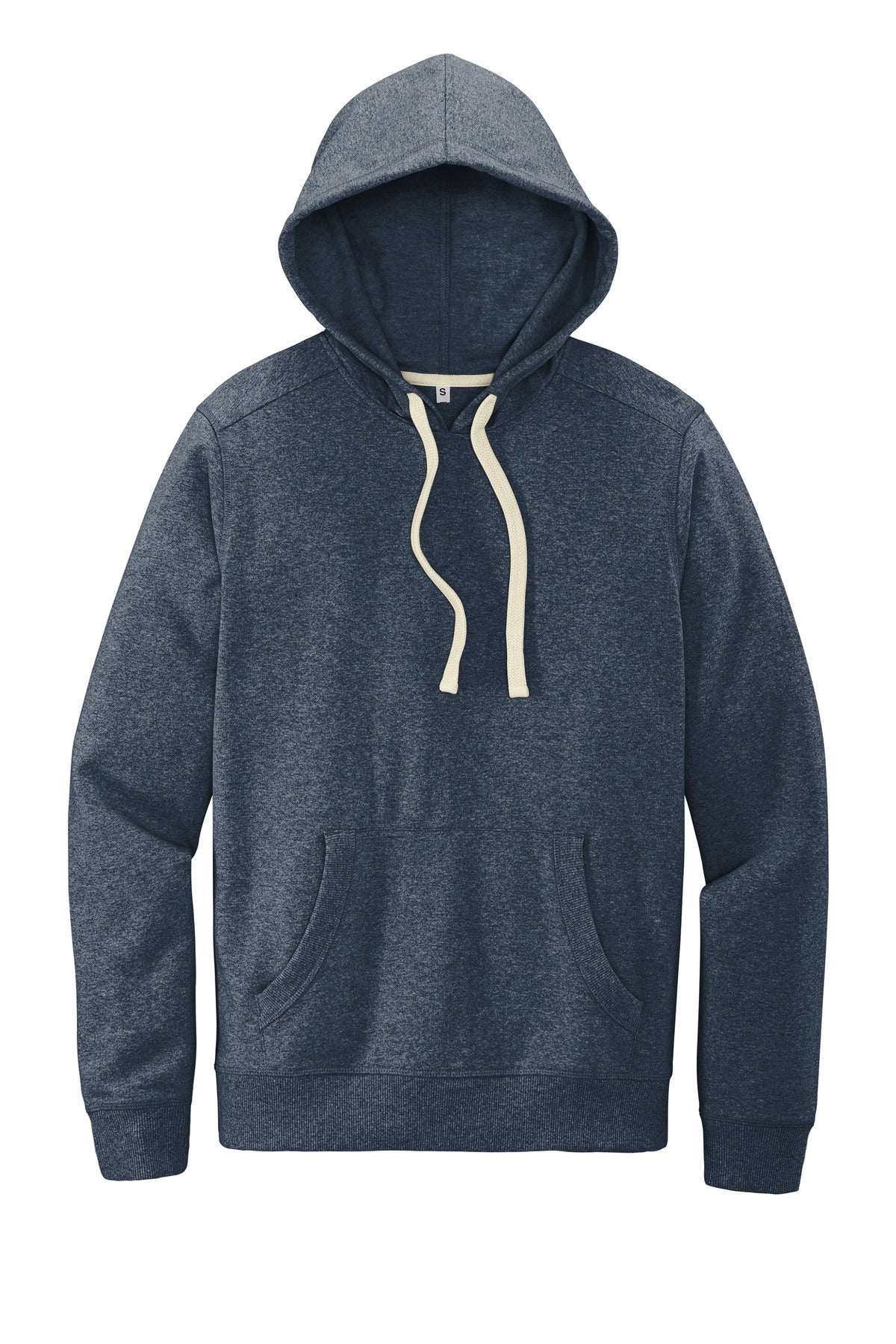 District Re-FleeceHoodie DT8100 Heathered Navy