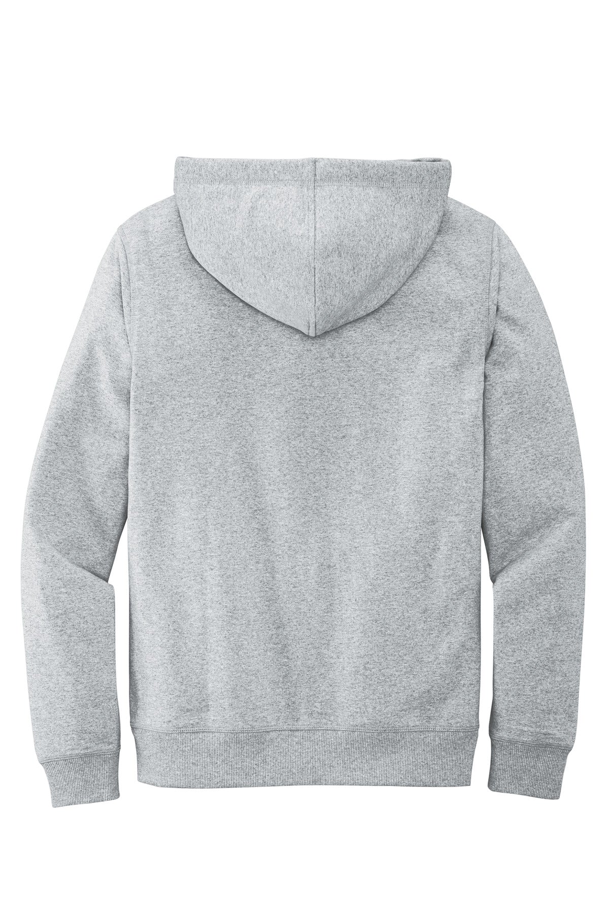 District Re-FleeceHoodie DT8100 Light Heather Grey