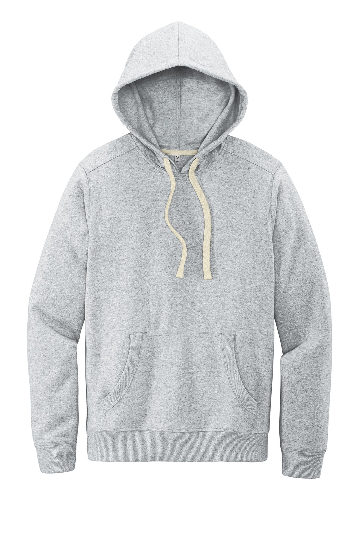 District Re-FleeceHoodie DT8100 Light Heather Grey